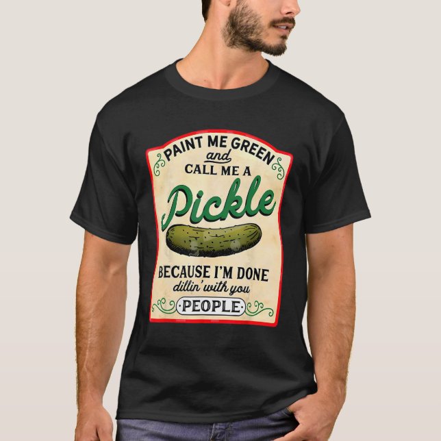 Camiseta me pinte verde e me chame de picles (Frente)