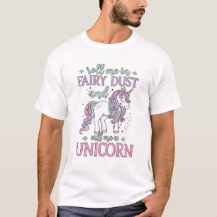 Camiseta Me Role Fada Poeira Unicórnio Coroa Estrelas