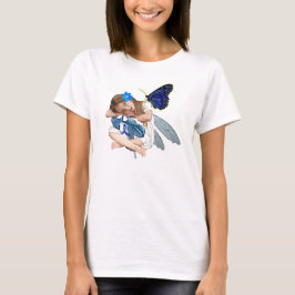 Camiseta ME/SFC Menina Anjo Fada Cansaço Crônico