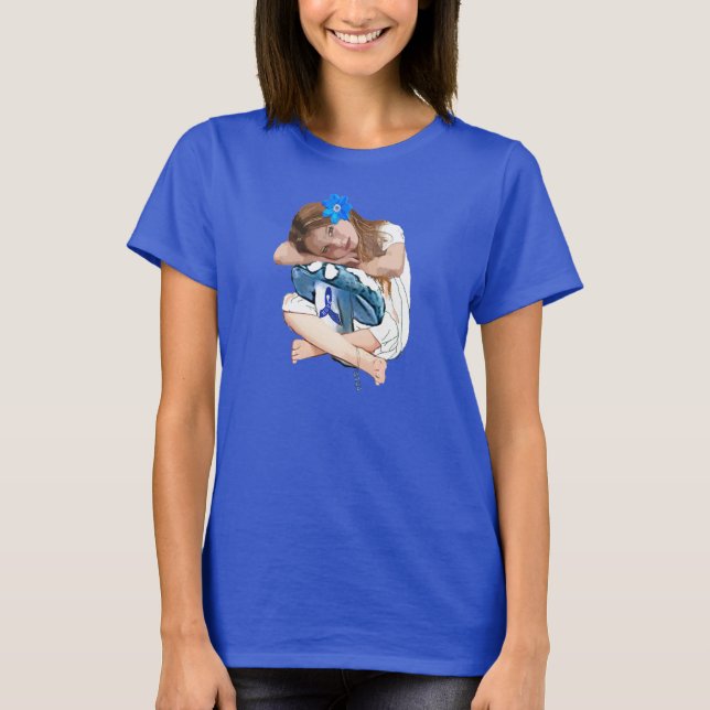 Camiseta ME/SFC Menina da Esperança com Fadiga Crônica (Frente)