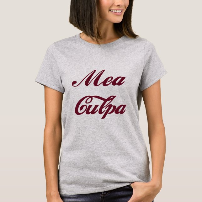 Camiseta Mea Culpa (Frente)