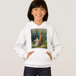 Camiseta Meadow Bunny Dreams: Hoodie Whimsical