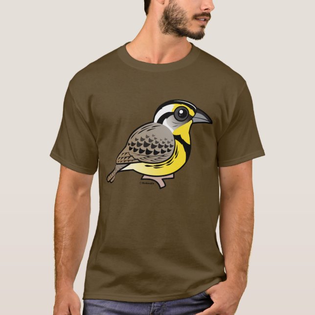 Camiseta Meadowlark ocidental (Frente)