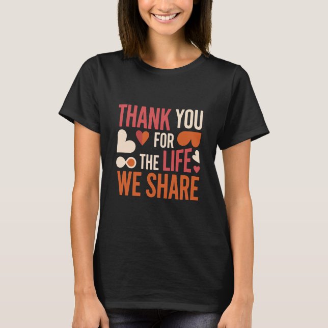 Camiseta Meaningful Valentine Gift for Long-Term Couples (Frente)