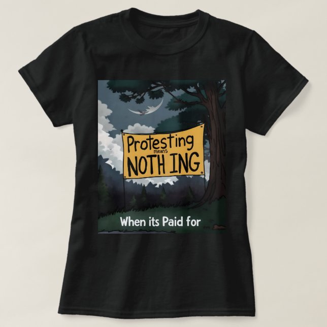 Camiseta Means Nothing (noth ing!) No. 6  (Frente do Design)