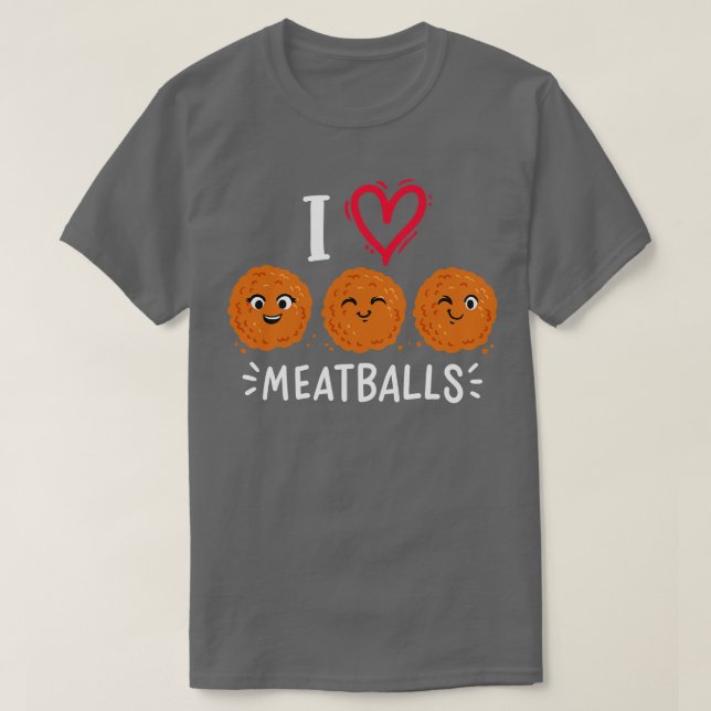 Camiseta Meatball Lover Kawaii (Frente do Design)