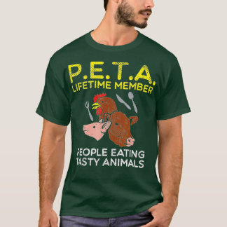 Camiseta Meateater Barbeque Pessoas Comendo Peta Animal Tor