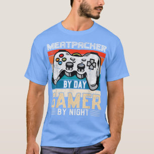 Camiseta Meatpacker by day gamer by night video games fãs