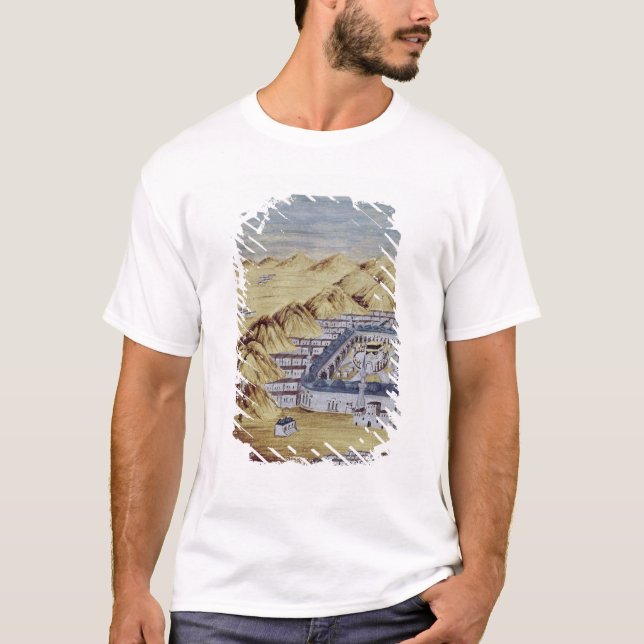 Camiseta Meca cercada pelas montanhas de Arafa (Frente)