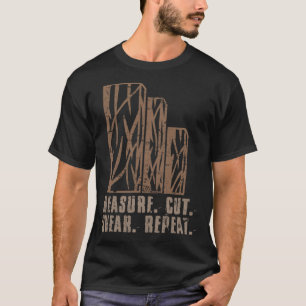 Camiseta Meça Cortar Suar Repetir Reprodução de doces engra