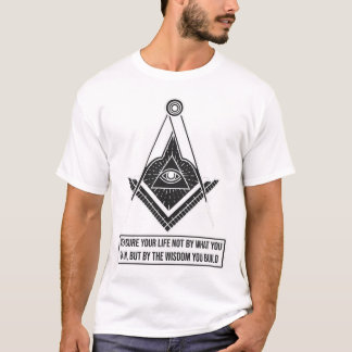 Camiseta Meça Sua Vida pela Sabedoria | Citação Inspiradora