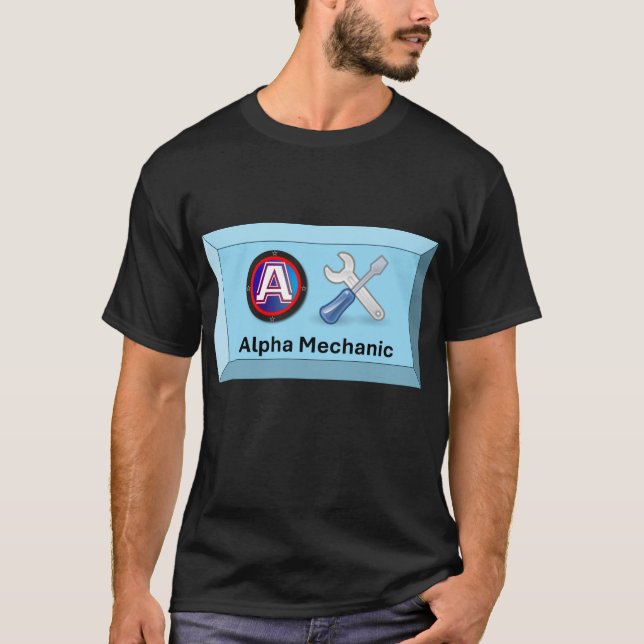 Camiseta Mecânica alfa (Frente)