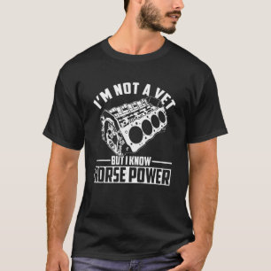 Camiseta Mecânica automática de carro Não sou um veterano,
