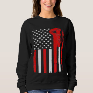 Camiseta Mecânica Cnc Ferramentas Mecânicas Usa Flag Handym