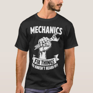 Camiseta Mecânica conserta coisas que você ainda não ouviu 