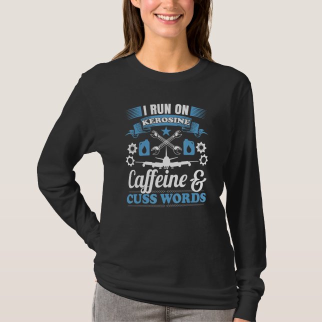 Camiseta Mecânica da aeronave (Frente)