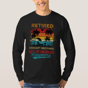 Camiseta Mecânica de Aeronaves Reformada Não É Mais Meu Pro