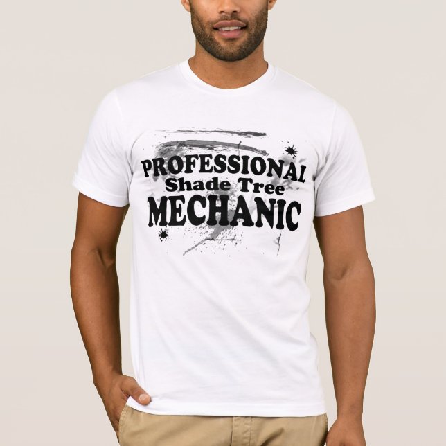 Camiseta Mecânica de Árvore de Sombra Profissional (Frente)