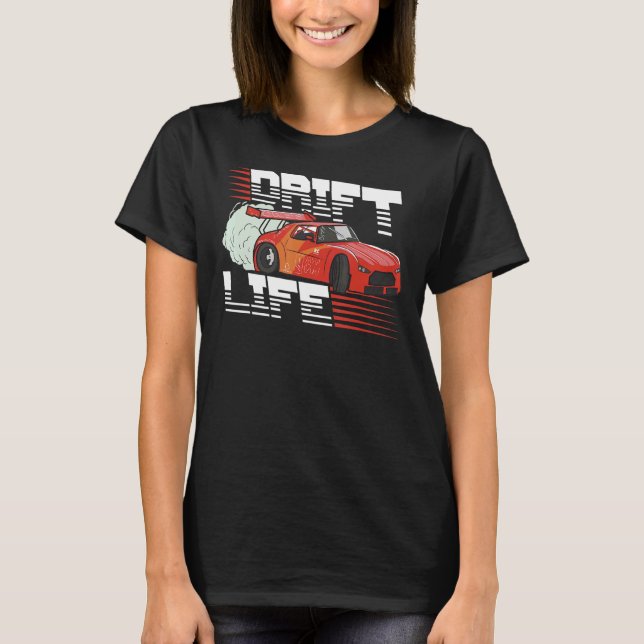Camiseta Mecânica de automotores de corridas de automóveis (Frente)