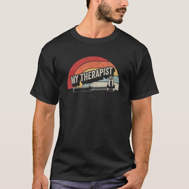 Camiseta Mecânica de Corrida Automática de Carro Engraçado  (Frente)