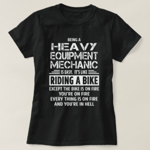 Camiseta Mecânica de equipamento pesado