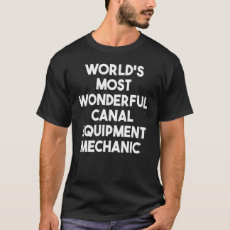 Camiseta Mecânica de equipamentos do Canal mais maravilhosa