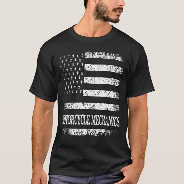 Camiseta Mecânica de motocicletas (Frente)