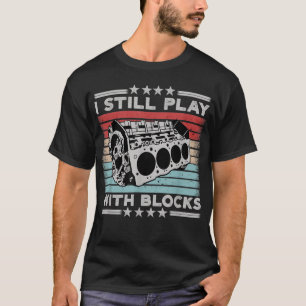 Camiseta Mecânica de motor de motor de moto engraçada eu ai
