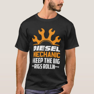 Camiseta Mecânica Diesel Combustível Presentes Turbo Tee