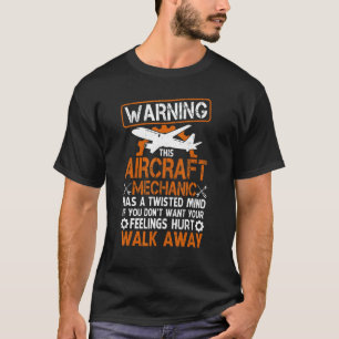 Camiseta Mecânica do avião