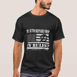 Camiseta Mecânica Do Carro Para Homens E Mulheres
