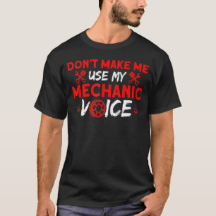 Camiseta Mecânica Do Meu Carro De Voz Mecânico