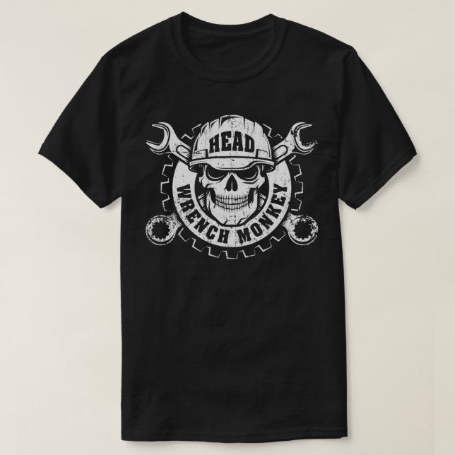 Camiseta Mecânica dos macacos-chave T (Frente do Design)
