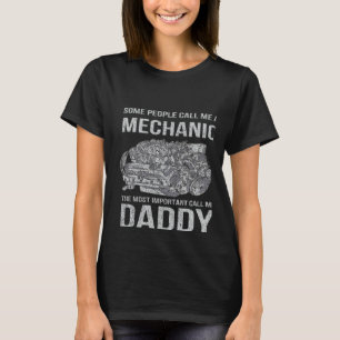 Camiseta Mecânica engraçada para garagem de pai de carro pa