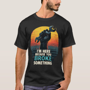 Camiseta Mecânica Engraçada - Vintage Retroativa