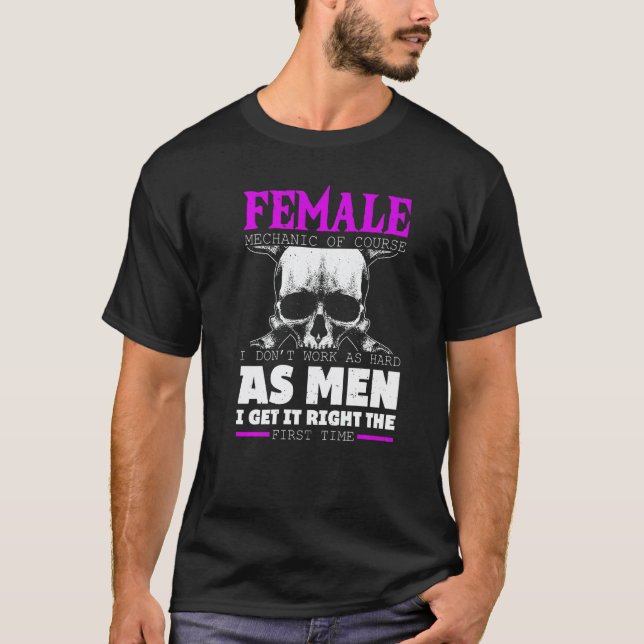 Camiseta Mecânica Feminina (Frente)
