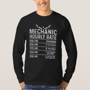 Camiseta Mecânica Funny Mechanical Workshop Idea Dotada