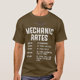 Camiseta Mecânica mecânica engraçada de reparo automático d