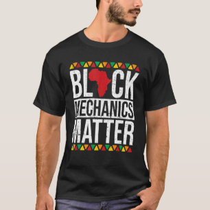 Camiseta Mecânica Negra Importar Negra Afro-Americana