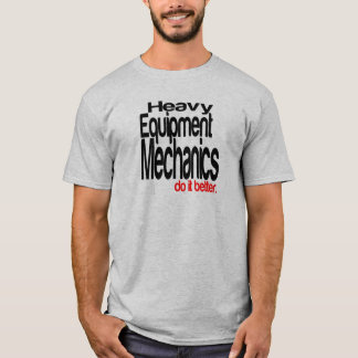 Camiseta Mecânica pesada de equipamentos faz melhor