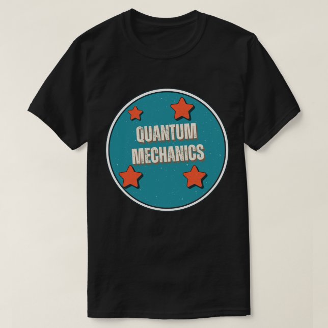 Camiseta Mecânica Quântica (Frente do Design)