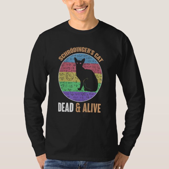Camiseta Mecânica Quântica Física Matemática Schrodinge (Frente)