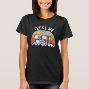 Camiseta Mecânico Automotivo Confie em Mim Sou um Mecânico 