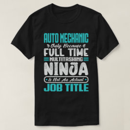 Camiseta Mecânico Automotivo Multitarefa Habilidades Mecâni