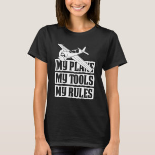 Camiseta Mecânico da aeronave de engenheiro Tongue