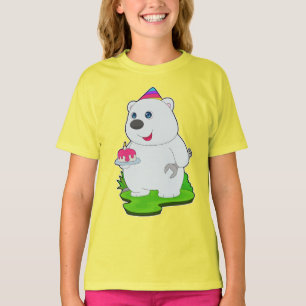 Camiseta Mecânico de aniversário de urso polar