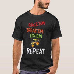 Camiseta Mecânico de Automóveis Carro de RC Carro de Corrid