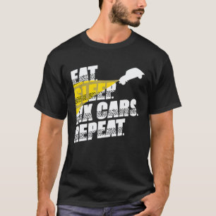 Camiseta Mecânico de Automóveis Mecânico de Carros
