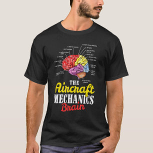 Camiseta Mecânico de Avião Avião Aviação
