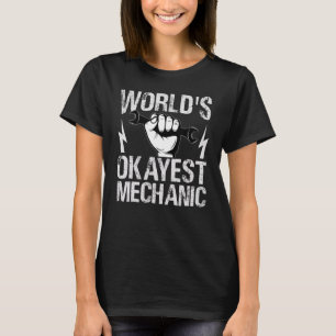 Camiseta Mecânico de Carros Mais ou Menos do Mundo Mecâ